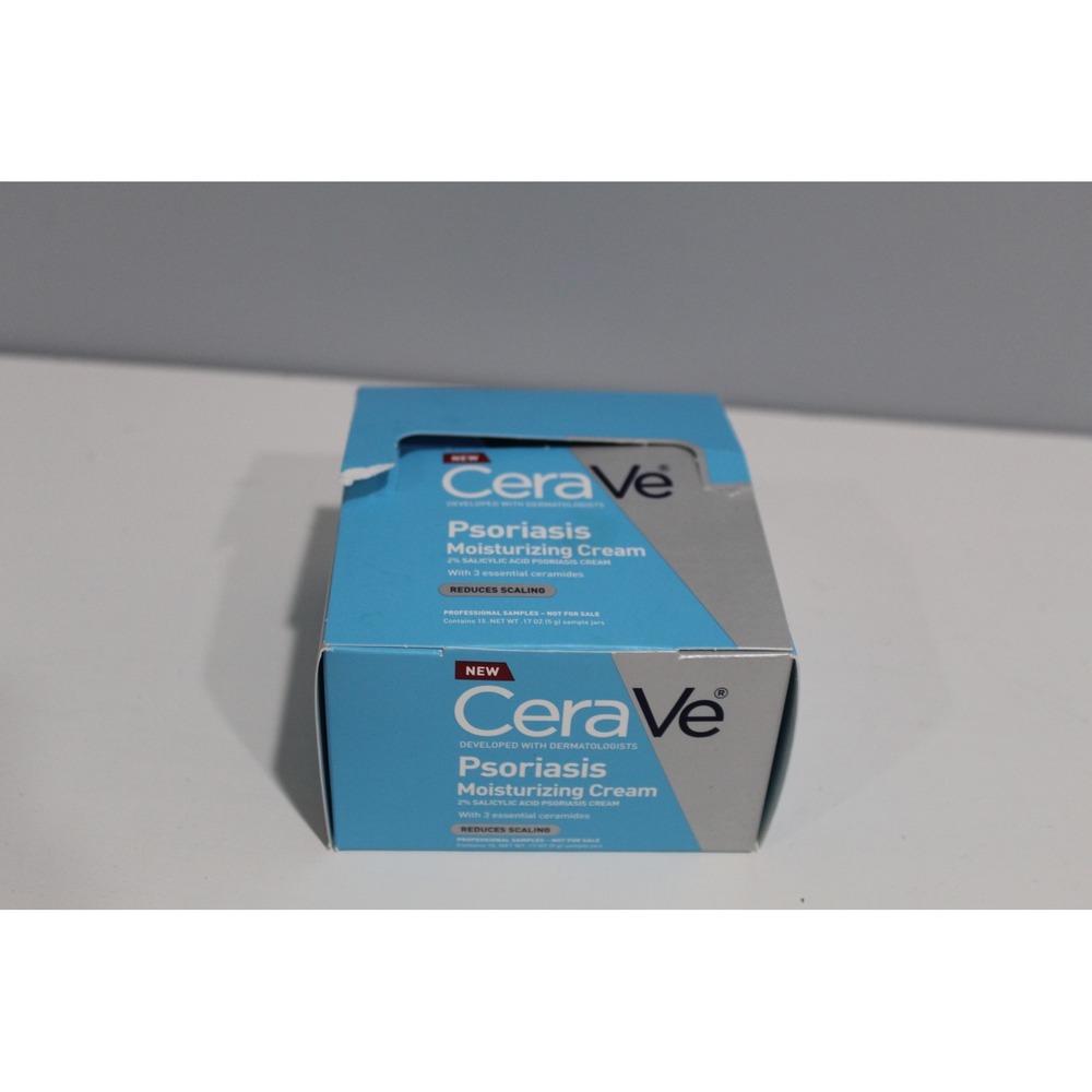 CeraVe Psoriasis Moisturizing Cream 2% Salicylic Acid Sample Lot 14 Jars 0.17oz